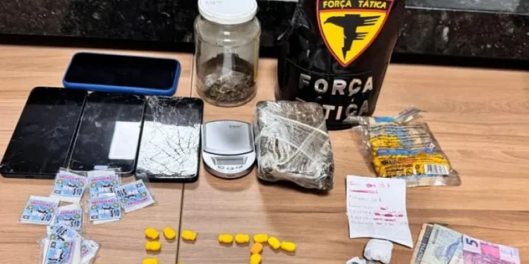 Objetos apreendidos - Foto: Ascom 6ºBPM