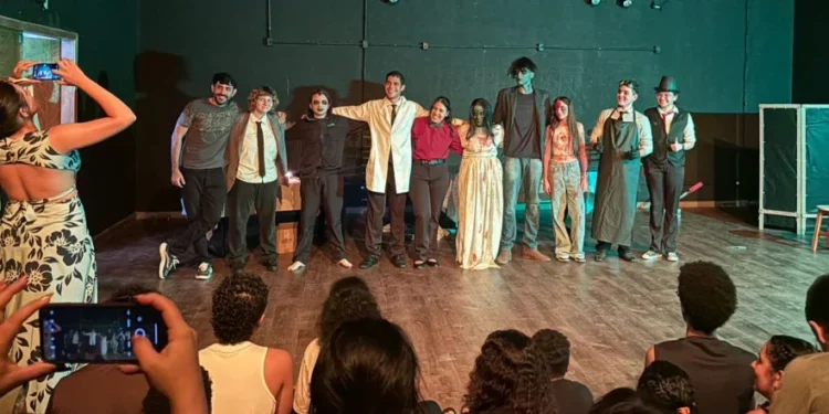 Estudantes do Colégio Custódia da Silva Pedreira no evento Sala Aberta na UFT Palmas - Foto: Divulgação/Governo do Tocantins