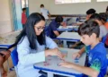 Estudantes desenvolvem novas habilidades com os jogos educativos - Foto: Divulgação/Seduc/Governo do Tocantins