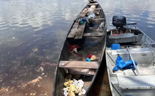 Fato ocorreu durante patrulhamento fluvial no rio Javaés - Foto: Ascom PMTO