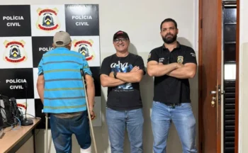Homem foi preso após ação da equipe da 69ª DP - Foto: DICOM SSP TO
