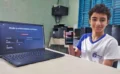 Estudante Leonardo aproveitou o seu tempo para desenvolver um programa com IA - Foto: Divulgação/Seduc/Governo do Tocantins