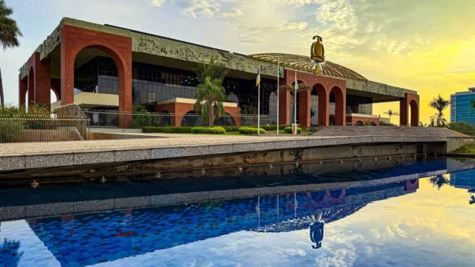 Fachada norte do Palácio Araguaia Governador José Wilson Siqueira Campos-Foto-Ademir dos Anjos-GovTO
