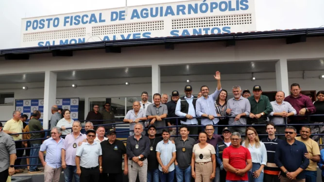 Governador Wanderlei Barbosa inaugura nova estrutura do Posto Fiscal de Aguiarnópolis e homenageia vítimas do desabamento da Ponte JK - Crédito: Márcio Vieira/Governo do Tocantins