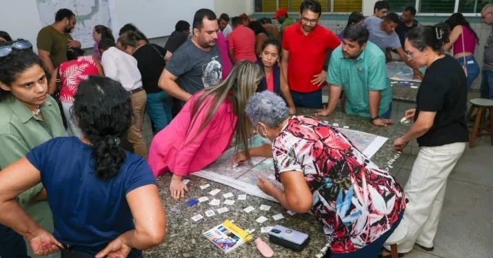 Moradores da região sul de Palmas durante a criação da 1ª etapa do Parque Linear do Córrego Machado – Foto Divulgação