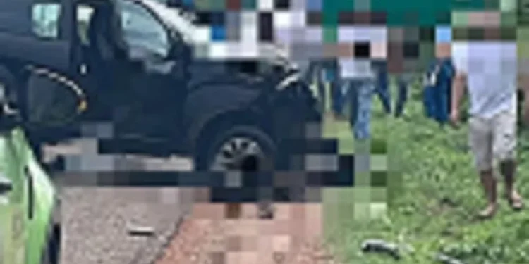 Acidente foi registrado neste sábado (29), na BR-153 — Foto: Instagram Formoso Alerta/Divulgação