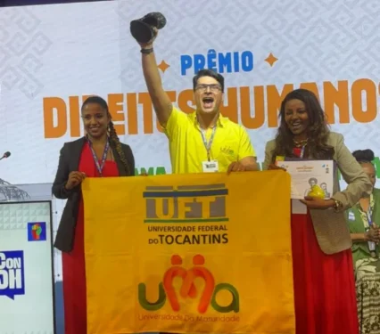 A UFT, por meio da UMA, foi a única instituição de ensino superior premiada