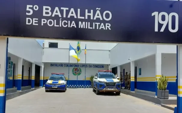 Polícia Militar do Tocantins em Porto Nacional — Foto: Ascom 5ºBPM/Divulgação
