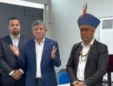 Presidente da Comissão de Assuntos Indígenas, Quilombolas e Comunidades Tradicionais da Aleto, deputado Ivory de Lira (C), prestigia boas-vindas da nova gestão da Sepot_Foto Cleide Veloso-Governo do Tocantins