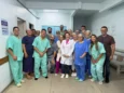 Profissionais da Direção, Recepção, Centro Cirúrgico, Equipe de Endoscopia, Farmácia, Logística e demais equipes de apoio participaram do mutirão