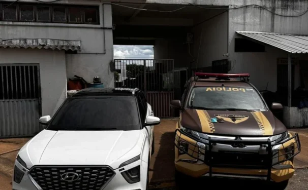 Veículo utilizado para o transporte das mercadorias. - Foto: Ascom 4ª BPM