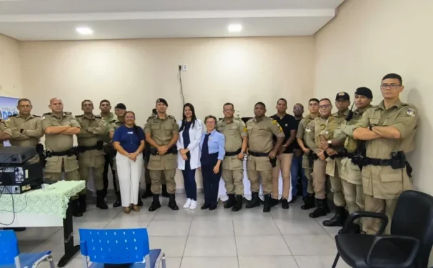 Iniciativa do "Janeiro Branco" na 5ª CIPM reforça a importância do cuidado psicológico dentro da Corporação. - Foto: Ascom 5ª CIPM