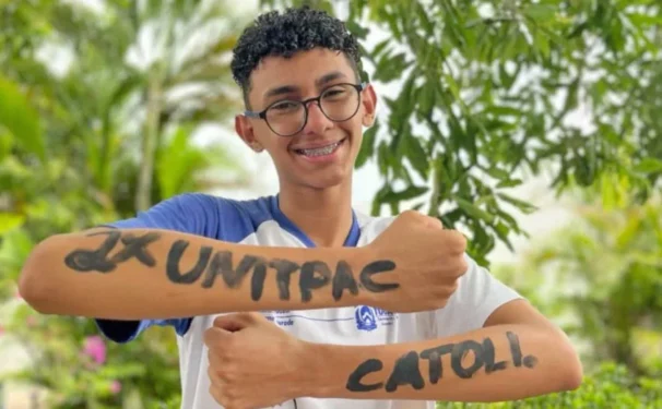 Aluno Itallo Kauan, nota 940 na redação do Enem - Foto: Divulgação/Seduc/Governo do Tocantins