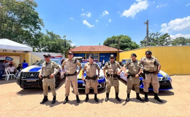 Objetivo é inibir a prática de crimes e promover um ambiente escolar seguro e tranquilo - Foto: Ascom PMTO