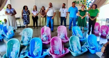 Cuidado, informação e apoio reunidos em um só espaço durante a programação do Vida de Mulher, que segue levando políticas públicas aos municípios tocantinenses. Divulgação SecMulher/Governo do Tocantins