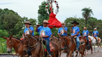 Na cidade de Monte do Carmo, o Festejo de São Sebastião é considerado uma das principais expressões culturais do município - Foto: Gustavo Gonçalves Fernandes