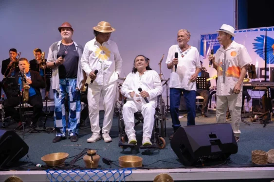 Grandes nomes como Juraildes da Cruz, Dorivã e Braguinha Barroso e Lucimar se unem à Orquestra Viva Música. A apresentação de estreia ainda contou com a participação especial de Genésio Tocantins' Crédito: Divulgação