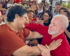 Thamires Lima e Presidente Lula