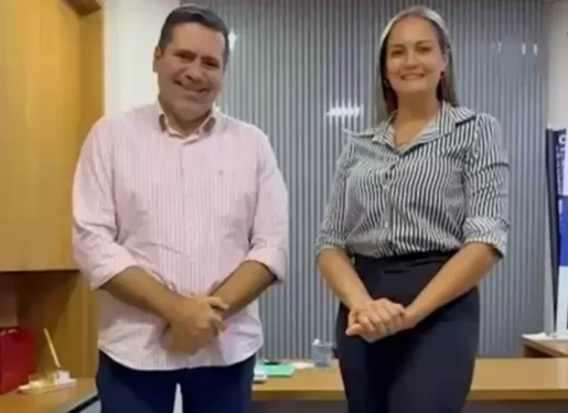 Um vídeo foi publicado nas redes sociais, em que a vereadora Daiana Tavares agradeceu o apoio do parlamentar