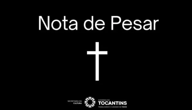 Nota de Pesar pelo falecimento de Rafael Martins Santiago - Foto: Ascom Secult / Governo do Tocantins