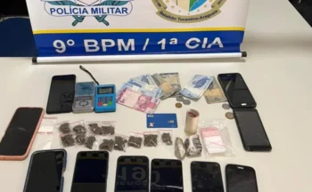 Objetos apreendidos - Foto: Ascom 9º BPM