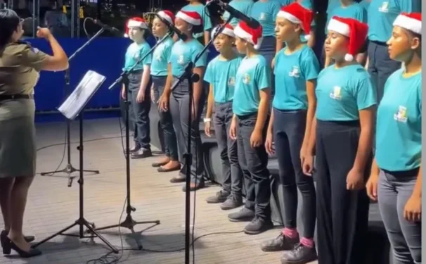 Coral da PMTO. - Foto: Ascom PMTO