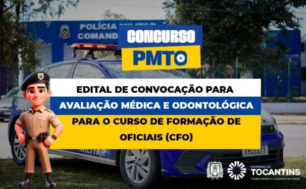 Polícia Militar convoca candidatos para Avaliação Médica e Odontológica - Foto: Ascom PMTO