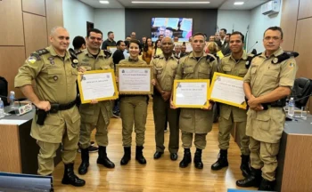 Solenidade também marcou a entrega do Título de Cidadã Honorária Lagoense à Major PM Joicilene Araújo Barbosa Rezende - Foto: Ascom PMTO