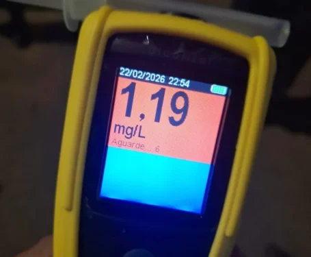 etro constatou 1,19 mg de álcool por litro de ar expelido - Foto Divulgação