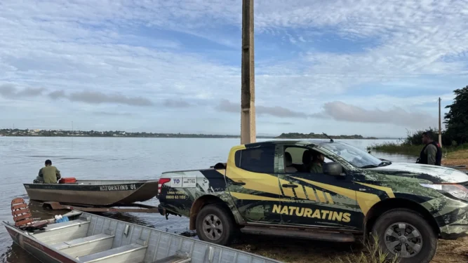 Ação teve o objetivo de coibir a pesca predatória durante o período reprodutivo dos peixes - Naturatins/Governo do Tocantins
