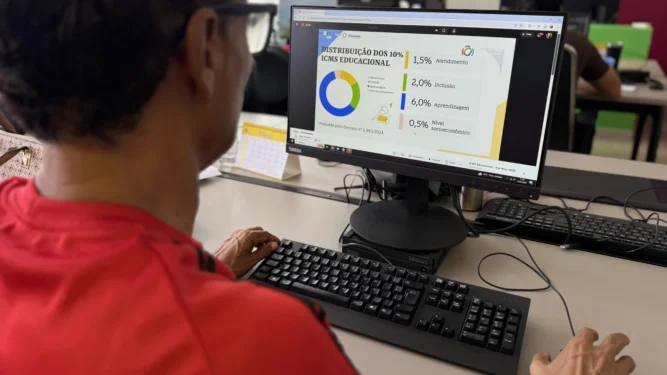 O material reúne a legislação vigente e o informativo pedagógico sobre a nova forma de distribuição do ICMS Educacional