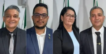 Vereadores André Portilho, Hérico Milhomens, Eva Vieira e Márcio Brito Foto: Portal LJ