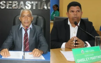 Vereadores Assis Moura e Ghisley Martins. Foto: DJ Leo