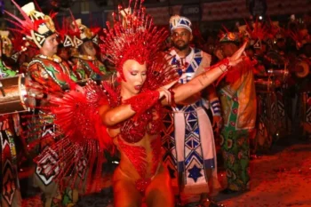 Virginia em seu primeiro desfile Foto: Dilson Silva/AgNews