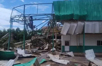 O acidente ocorreu durante operações rotineiras na unidade, quando houve uma explosão seguida de incêndio na estrutura de armazenagem — Foto: Divulgação