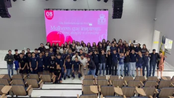 Encontro também contou com momento de interação entre as convidadas e os alunos - Foto: Divulgação