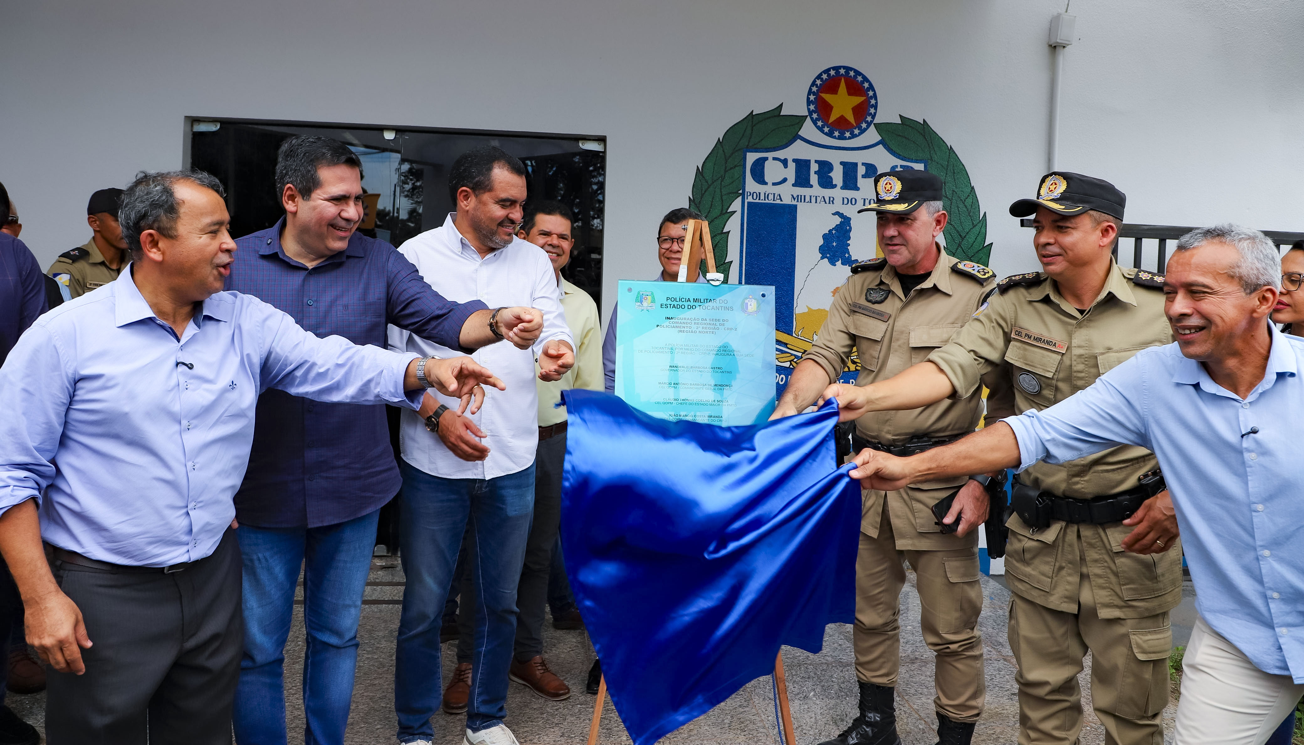 Governador Wanderlei Barbosa inaugura sede de comando regional da PMTO responsável pelo planejamento, pela coordenação e pela execução de ações em uma área de mais de 55 mil km² - Antônio Gonçalves/Governo do Tocantins