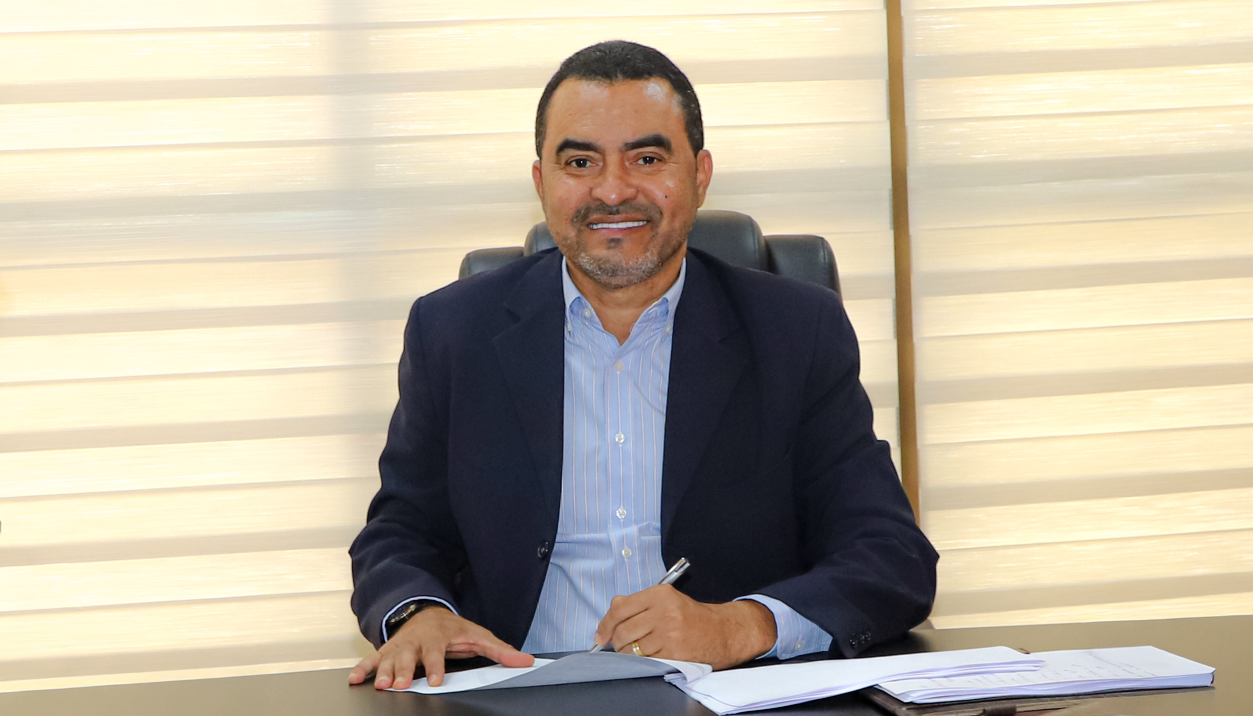 Governador Wanderlei Barbosa cumpre agenda de trabalho no Paraguai, em encontro do BID com líderes de 48 países (Foto: Esequias Araújo/Governo do Tocantins)