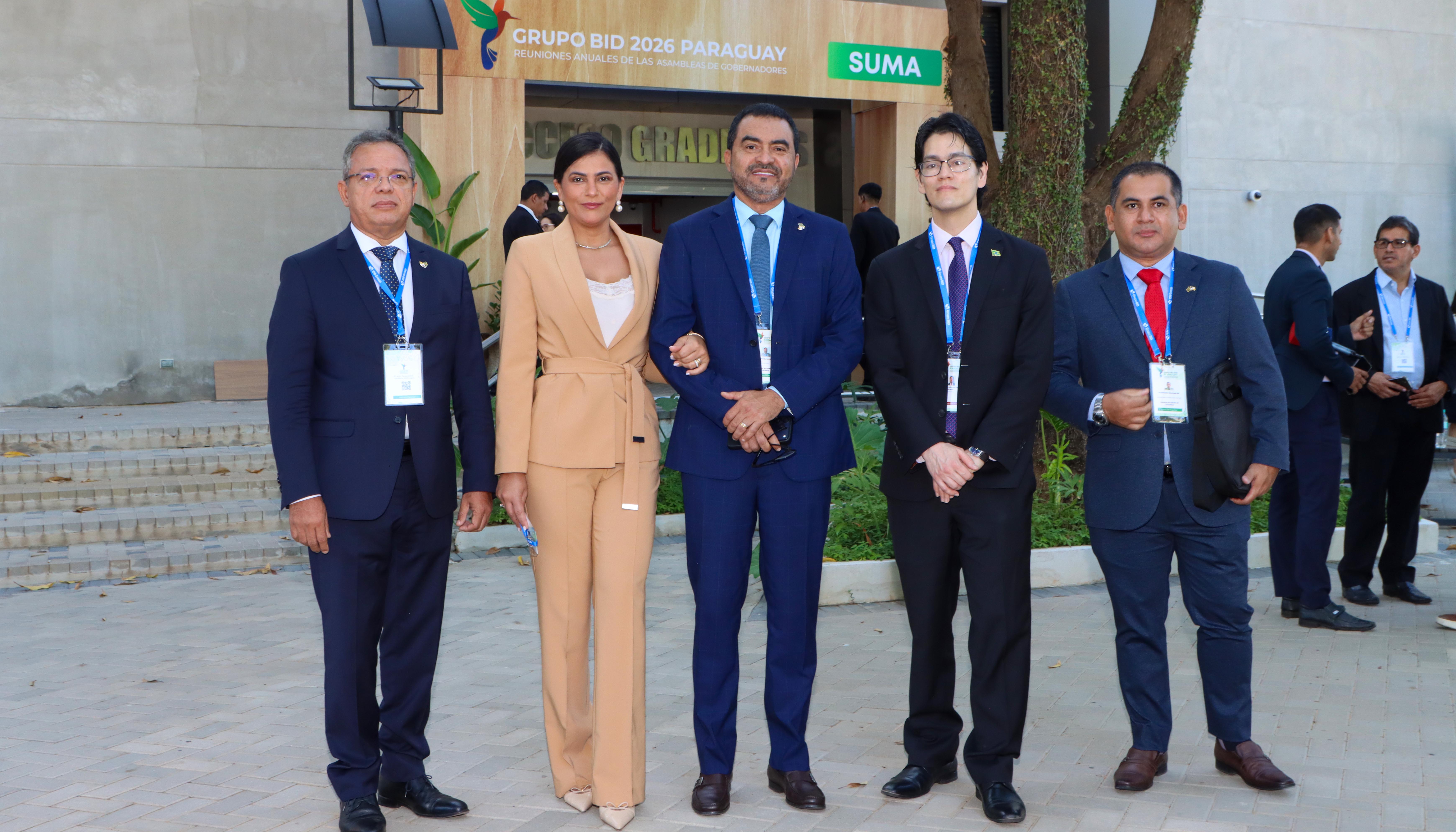 Governador Wanderlei Barbosa ressaltou a importância da participação do Tocantins em espaços internacionais de integração, que ampliam as possibilidades de parcerias e investimentos. Crédito: Mazim Aguiar/Governo do Tocantins
