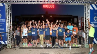 Governador Wanderlei Barbosa participou da 1ª corrida do Palácio Araguaia e reforçou a valorização da cultura, esporte e geração de oportunidades para os empreendedores tocantinenses - Ademir dos Anjos/Governo do Tocantins