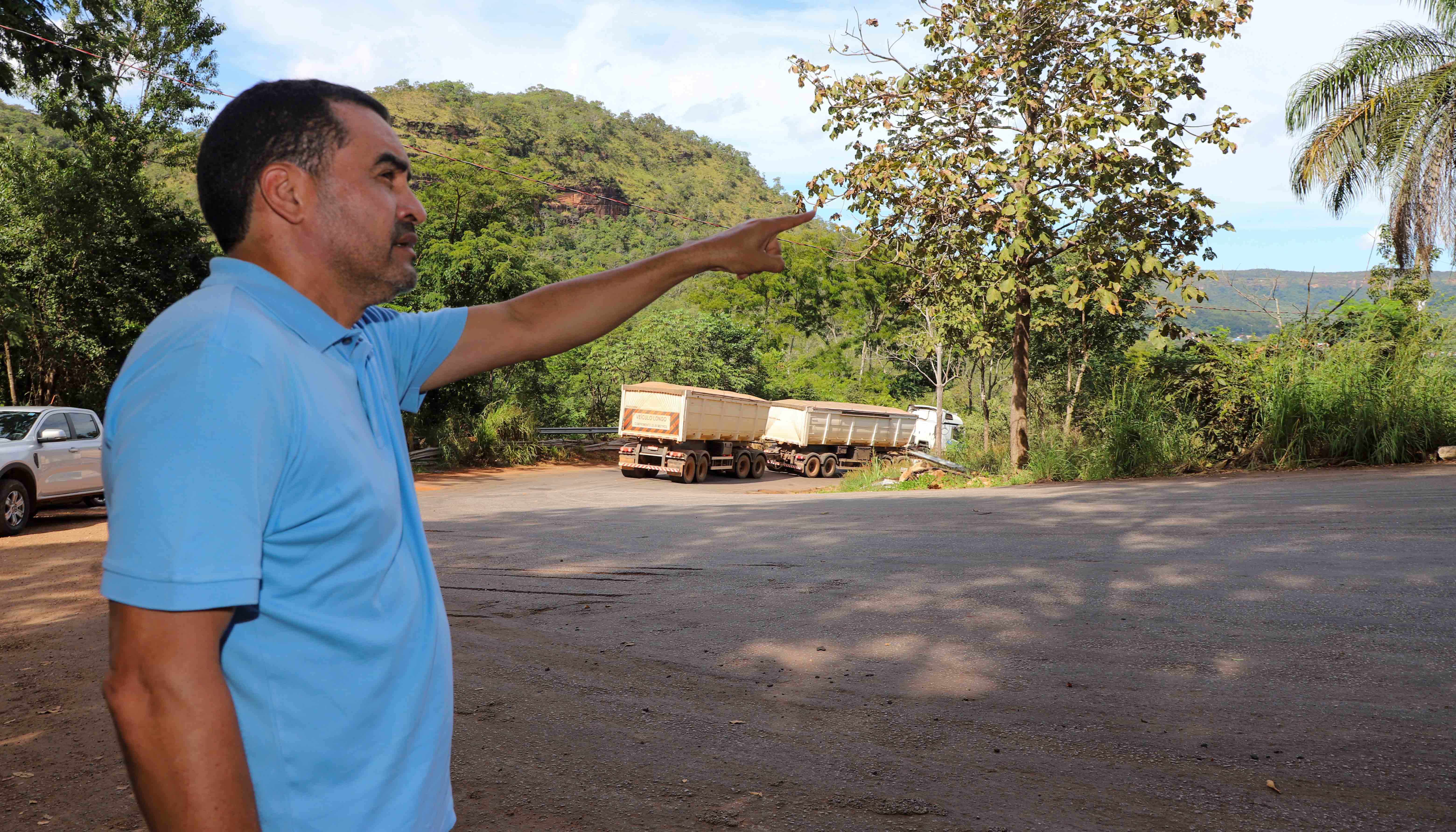 Governador do Tocantins, Wanderlei Barbosa, anuncia implantação de alça rodoviária que ligará a TO-030 à BR-010 - Crédito: Antonio Gonçalves/Governo do Tocantins