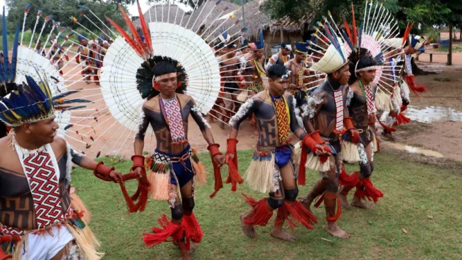 Sepot participa do tradicional Hetohoky do povo Karajá e reforça o apoio à cultura indígena no Tocantins (Tharson Lopes/Governo do Tocantins);