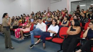 Ação contou com palestra sobre violência de gênero, sorteios e café da manhã - Foto: Vinicius Venâncio/Governo do Tocantins