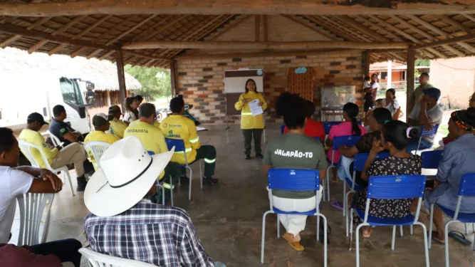 Encontros têm como objetivo a elaboração de calendários de queima, a escuta das demandas e a identificação de desafios e oportunidades das comunidades locais - Foto: Vinicius Venâncio/Governo do Tocantins