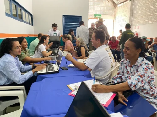 Produtores rurais recebem atendimento do programa Floresta+ Amazônia em Formoso do Araguaia. Luiza Caetano/Governo do Tocantins
