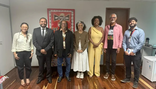 Em Brasília/DF, Governo do Tocantins firma parceria com a FCP para o 1º Festival Internacional da Cultura Africana e Afro-Brasileira do Tocantins. Crédito: Seir/Governo do Tocantins