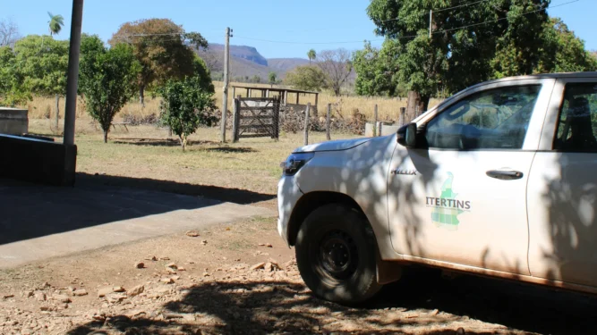 Os atendimentos estão sendo realizados em propriedades rurais e na sede da Prefeitura Municipal até o dia 27 de março. Foto: Uendel Souza/Governo do Tocantins.