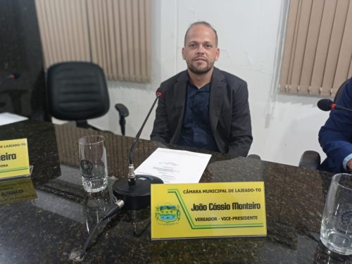 Vereador João Cássio. Foto: Portal LJ