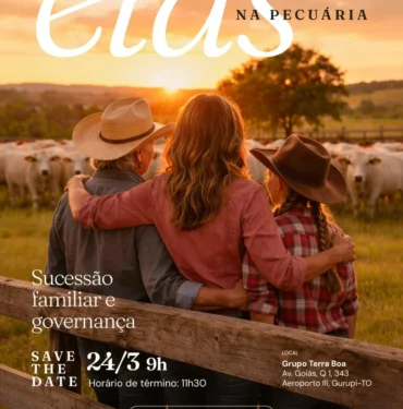 Evento ocorrerá no dia 24 de março, em Gurupi, no Tocantins. Beckhauser