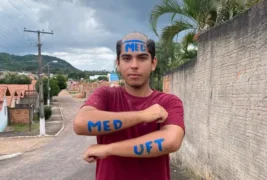 Fernando Abreu Miranda foi aprovado em medicina na UFT — Foto: Arquivo Pessoal/Fernando Miranda